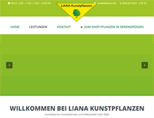 Tablet Screenshot of kunstbaumxxl.de